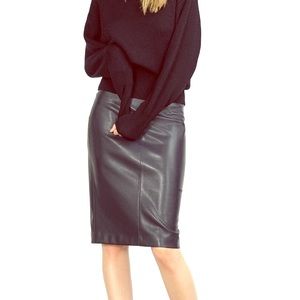 Zara Tube Skirt Navy